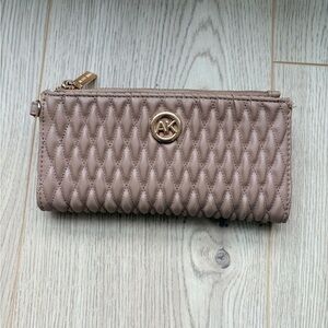 3/$20 Anne Klein Quilted Bi Fold Wristlet Wallet